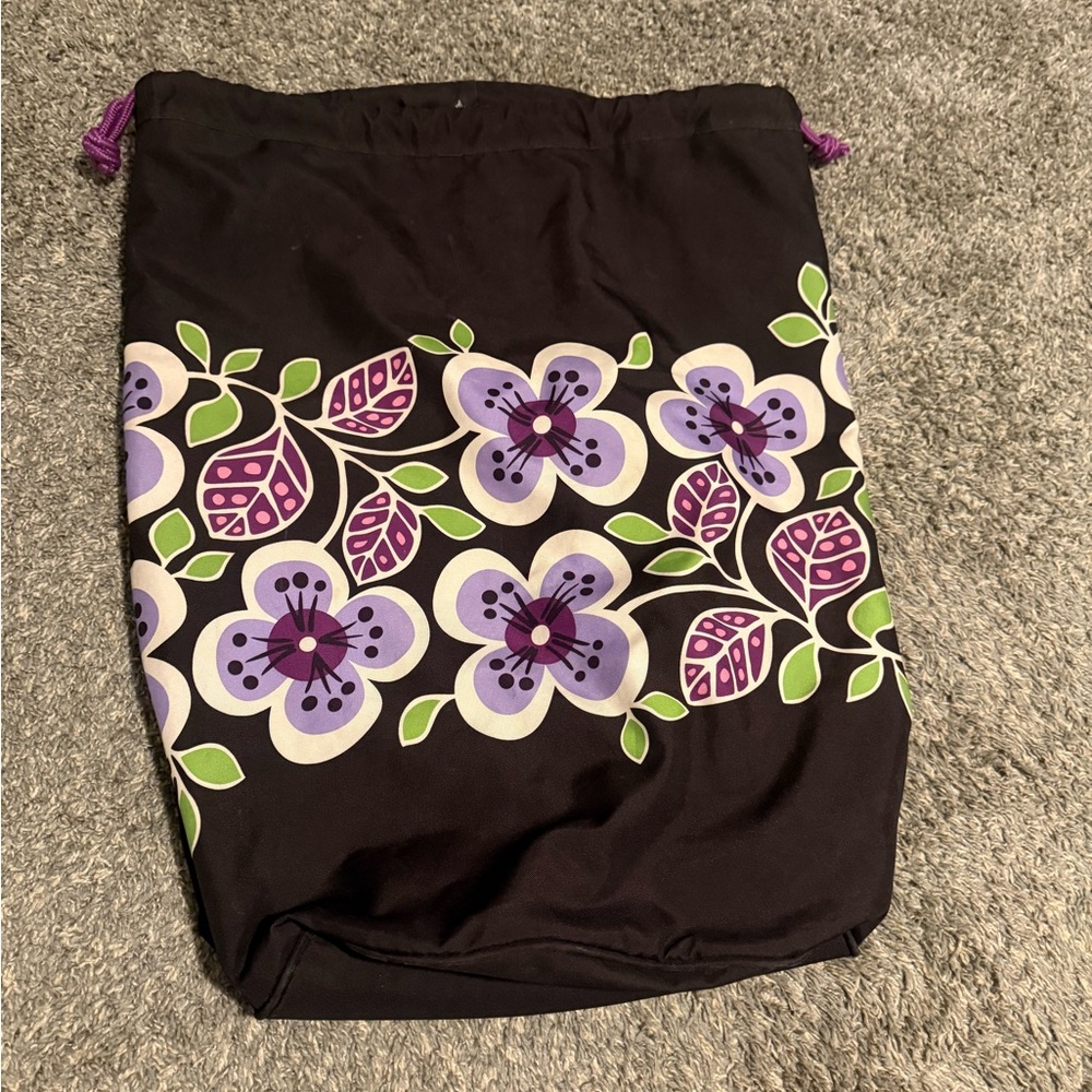 Vera Bradley Plum Petals XL laundry bag